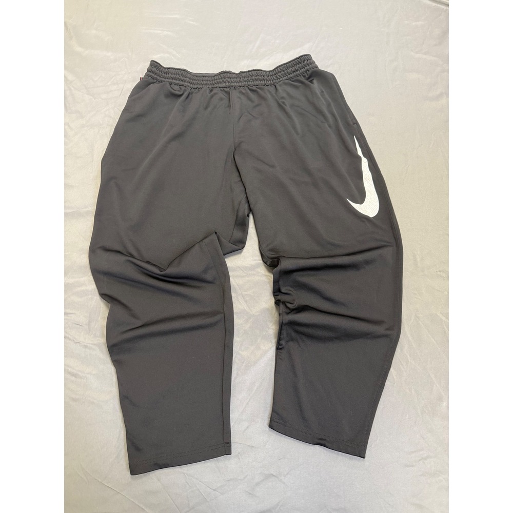 Nike Men's 4XL Black Dri Fit Thermal Training Swoosh Tapered Pants AQ2715-010